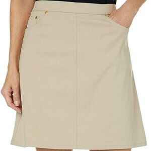 Hearts of Palm Pull On Tan Skort Size 16‎